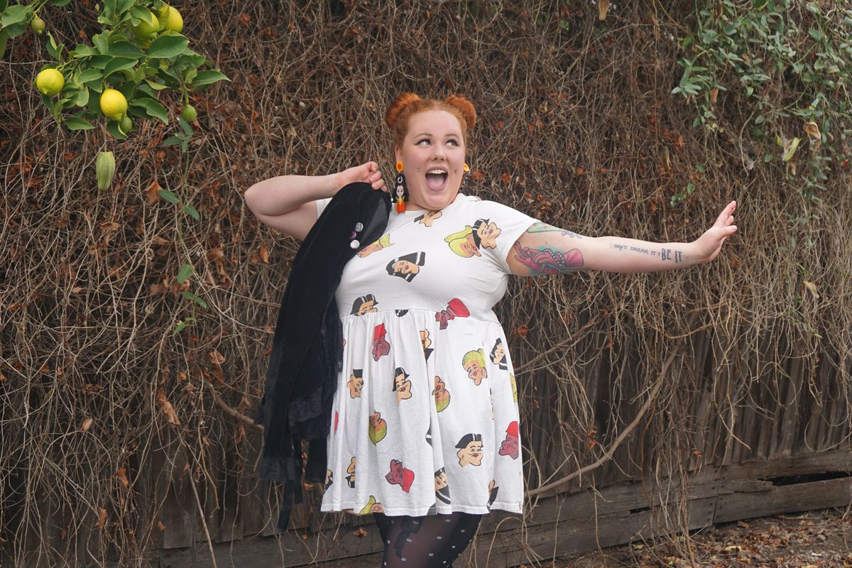 Plus size fashion blogger Horror Kitsch Bitch's 5 Days of Punyus, featuring Japanese Plus Size Clothing Label by Naomi Watanabe